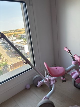 Triciclo 3 en 1 rosa para niña