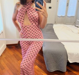 Tuta jumpsuit fantasia geometrica