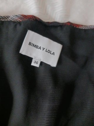 Falda corta estampada