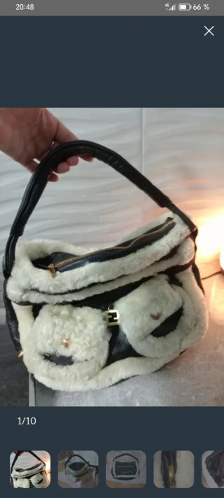 Bolso Fendi Piel y Borrego
