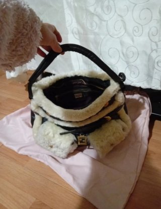 Bolso Fendi Piel y Borrego