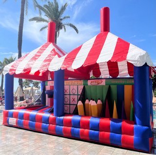 Mini feria hinchable para fiestas ideal para niños