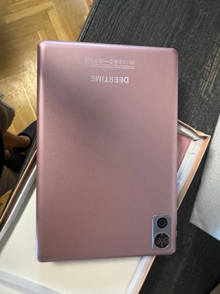 Tablet Azul y rosa con Teclado