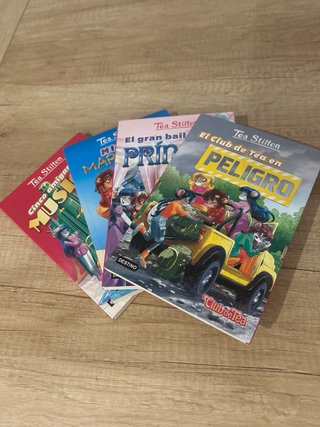 Pack 4 libros tapa blanda Tea Stilton
