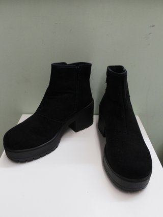 Botines Victoria Ante Negro Plataforma