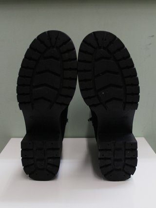 Botines Victoria Ante Negro Plataforma