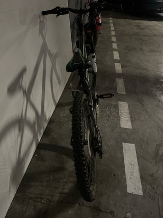 Bicicleta B-PRO JR24 Negra y Verde