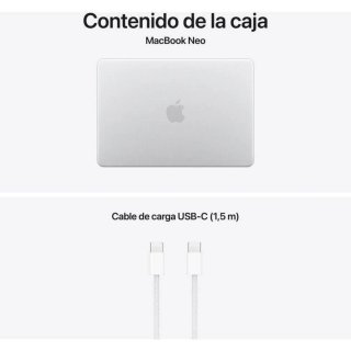 MacBook Neo 13 A18 Pro 8GB 256GB 5-Core GPU Plata