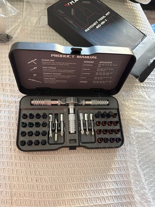 Kit de herramientas de trinquete 40 en 1