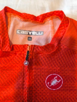 Maillot Castelli Talla XL Rojo