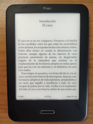 e-Book Fnac Touch Light 2 Táctil Luz reg. + Regalo