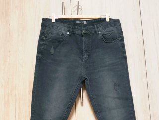 Pantalón Vaquero Hombre  Gris Talla 46 L Nuevos!