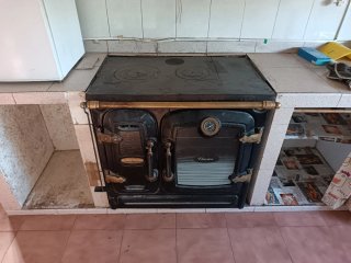 Cocina de leña antigua Lacunza