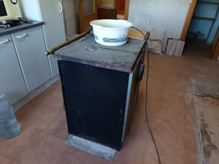 Cocina de leña antigua Lacunza