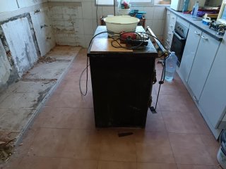 Cocina de leña antigua Lacunza