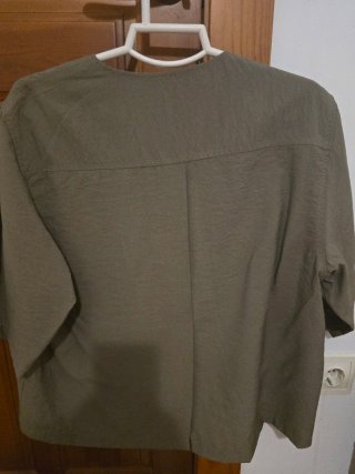 Camisa Massimo Dutti verde oliva