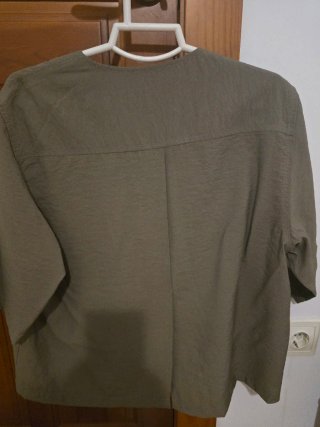 Camisa Massimo Dutti verde oliva