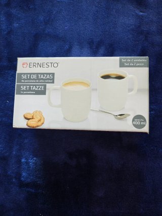 Set 4 Tazas ERNESTO Porcelana