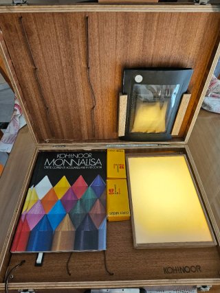 Maletín Vintage Koh-I-Noor lector diapositivas