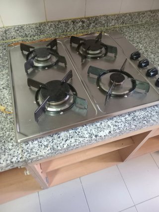 Encimera de gas 4 fuegos