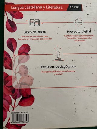 Lengua castellana y literatura, 3o ESO