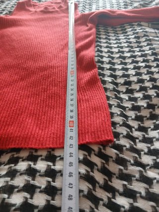 Camiseta roja manga larga talla XS