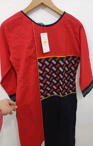 Blusa Willco Roja y Negra pakistani amd indion dre