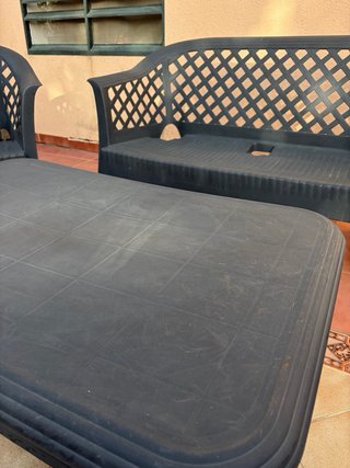 Conjunto Muebles Jardín: Sofá, Sillones y Mesa