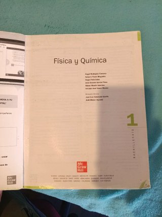 Física y Química 1 Bachillerato