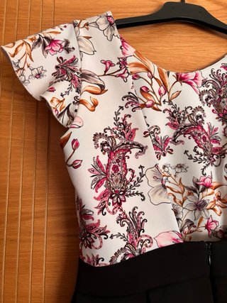 Vestido de fiesta estampado floral