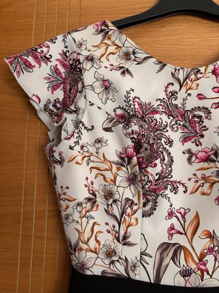 Vestido de fiesta estampado floral
