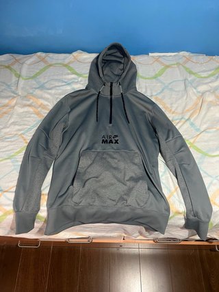 Sudadera Nike Air Max Gris Media Cremallera