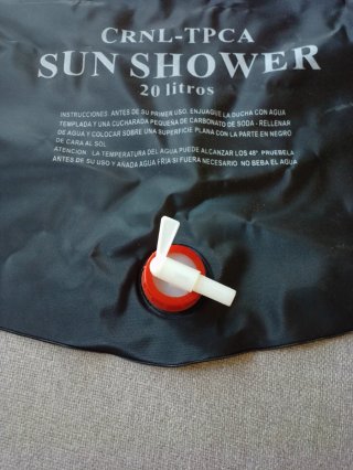 Ducha solar portátil 20L