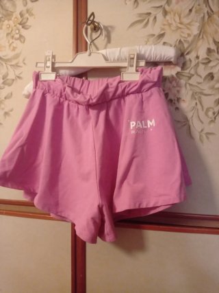 Pantaloncini bambina rosa Palm Beach