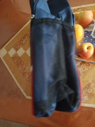 Zaino termico blu e rosso