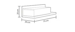 Mueble de entrada con cajón.