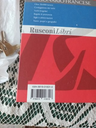 Dizionario francese. Francese-italiano, italian...