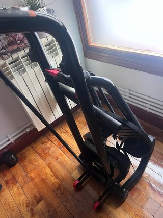 Máquina de remo plegable
