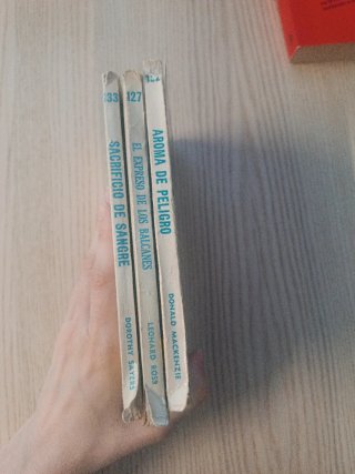Lote de 3 libros de policiaca y novela negra