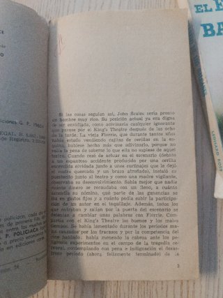 Lote de 3 libros de policiaca y novela negra