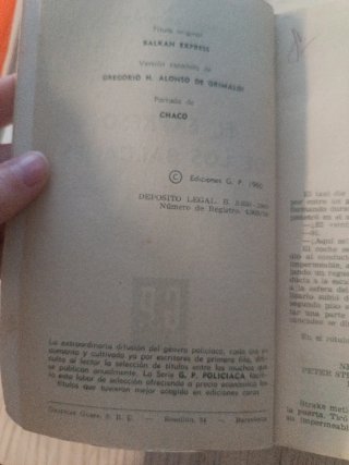Lote de 3 libros de policiaca y novela negra