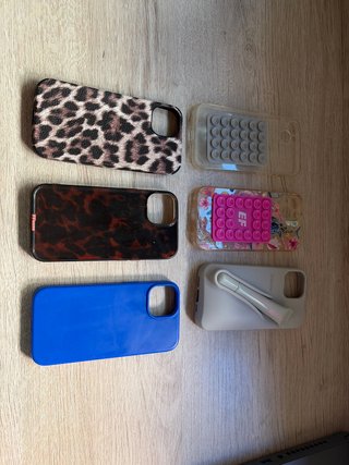 Lote 6 fundas para IPHONE 13
