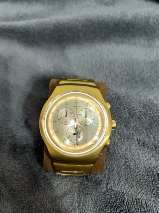 Orologio Swatch Dorato Cronografo