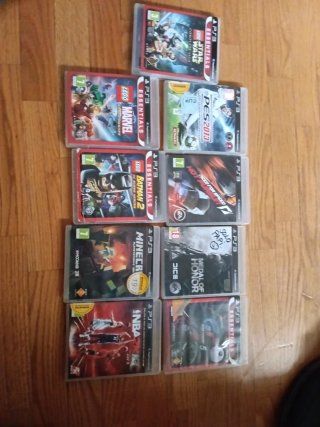 Lote 9 Juegos PS3: Star Wars, Lego, PES, NBA