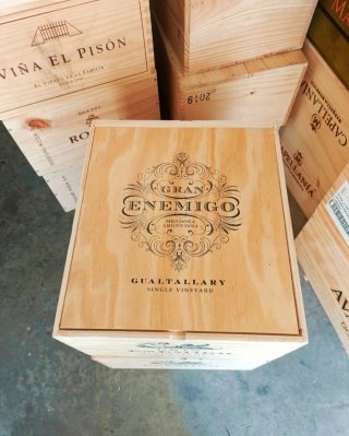 3 Cajas grandes de madera con tapa decoración baul