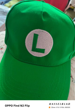 Gorra Verde Luigi Mario Bros