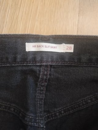 Falda vaquera Levi's negra