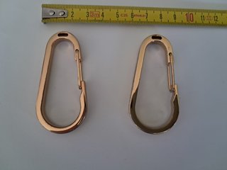 Set 2 Moschettoni Emporio Armani Oro