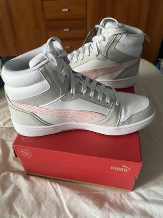 Botín Puma Blanco Talla 39 Nuevo. Sin estrenar