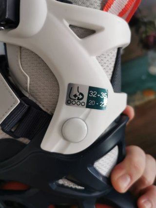 Patines Oxelo Fit 3 Junior 32-35  1 solo uso.
